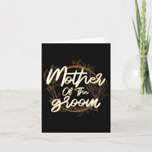Tarjeta Madre De La Fiesta De La Boda De La Bachillerato