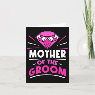Tarjeta Madre De La Fiesta Groom Bachelor Dice Boda