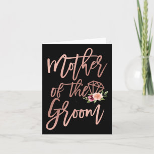 Tarjeta Madre De La Flor De Groom De Novia Por Boda