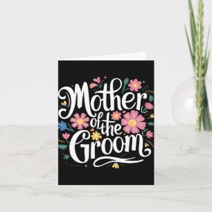 Tarjeta Madre De La Flor De Groom De Novia Por Boda
