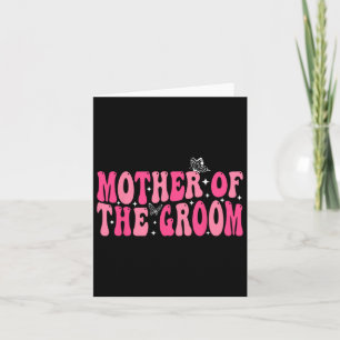 Tarjeta Madre De La Madre De Groom Groovy Boda Bachelor Pa