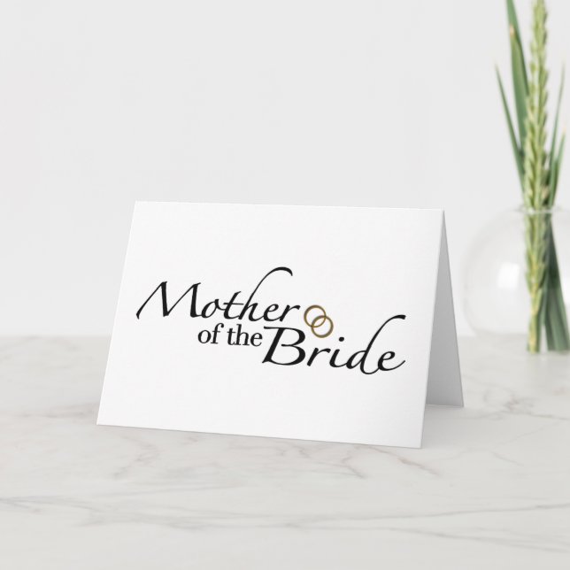 Tarjeta Madre De La Novia 2 (Anverso)