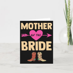 Tarjeta Madre De La Novia Boda Bachelorette Cowboy Bo
