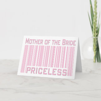 Tarjeta Madre de la novia sin precio