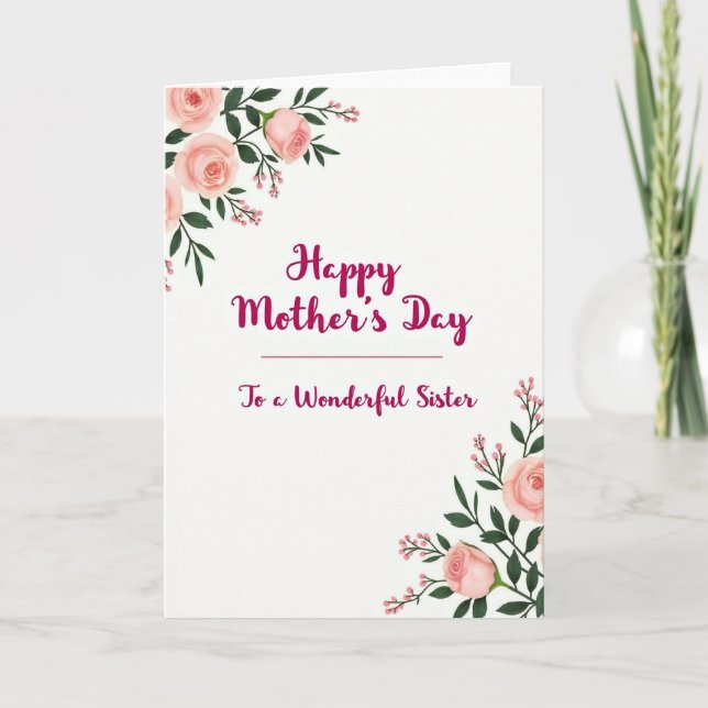 Tarjeta Madre de Magenta Script (Anverso)