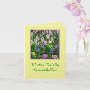 Tarjeta "Madre de mis nietos" FLORAL DIA DE LA MADRE C