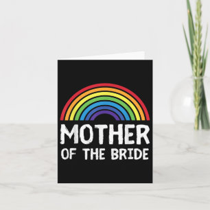 Tarjeta Madre De Novia Lgbt Mamá Bachelorette Boda Lesbian