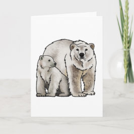 Tarjeta madre de oso polar