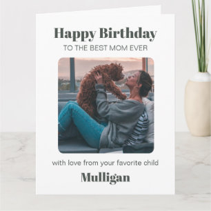 Tarjeta Madre de perro moderna Mascota de cumpleaños Perso