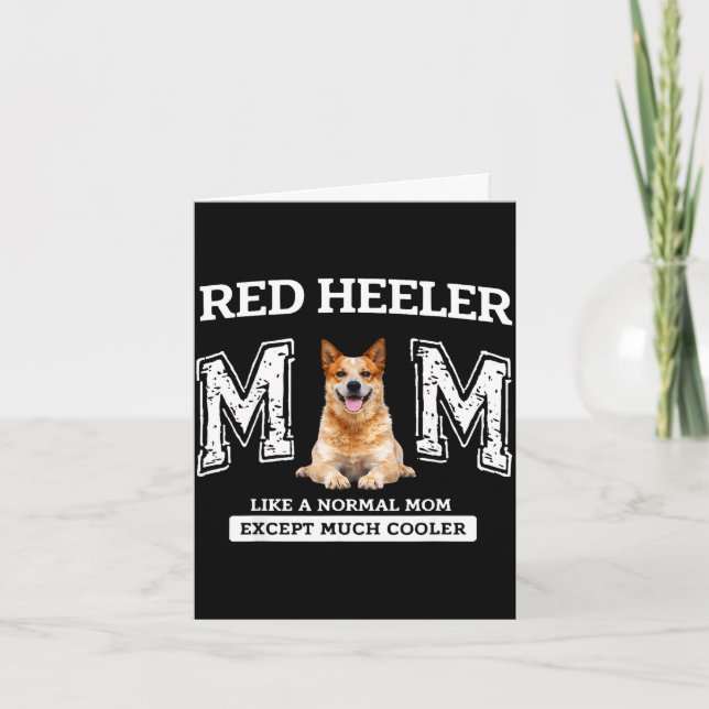 Tarjeta Madre de red heeler como una madre normal excepto  (Anverso)