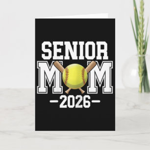 Tarjeta Madre de Softbol Senior, Cl de 2026, Noche de Seni