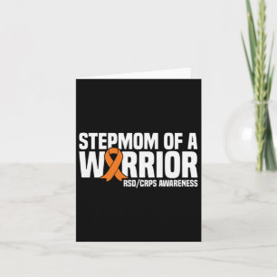 Tarjeta Madre De Un Guerrero Naranja Ribbon Rsdcrps Awaren