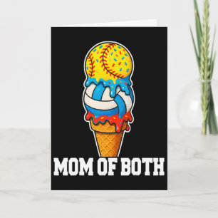 Tarjeta Madre de voleibol de sóftbol goteo de helado Juego