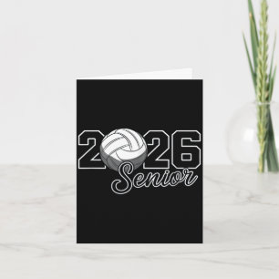 Tarjeta Madre de voleibol Senior 2026 graduación de escuel
