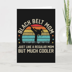 Tarjeta Madre del cinturón negro Karate Jiu Jitsu Martial 