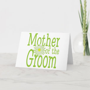 Tarjeta Madre del Groom/ Daisy