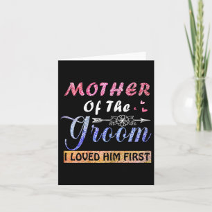 Tarjeta Madre del novio, lo amé primer día de la madre