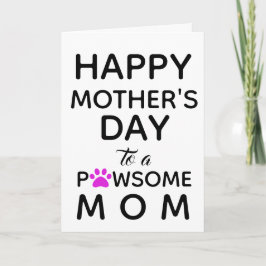 Tarjeta Madre del perro del día de la madre del perro