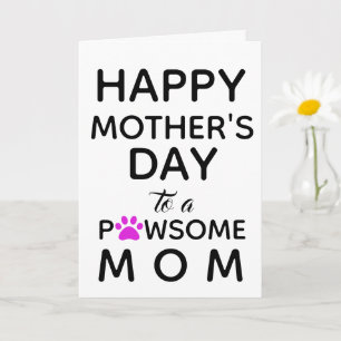 Tarjeta Madre del perro del día de la madre del perro