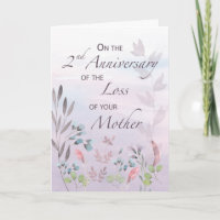 Madre del segundo aniversario de las flores de col