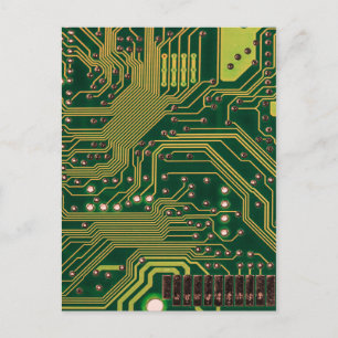 Tarjeta madre divertida de la computadora Nerdy