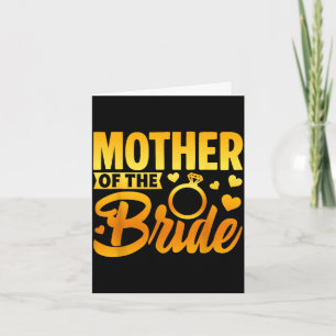 Tarjeta Madre divertida de la novia amor maternal boda