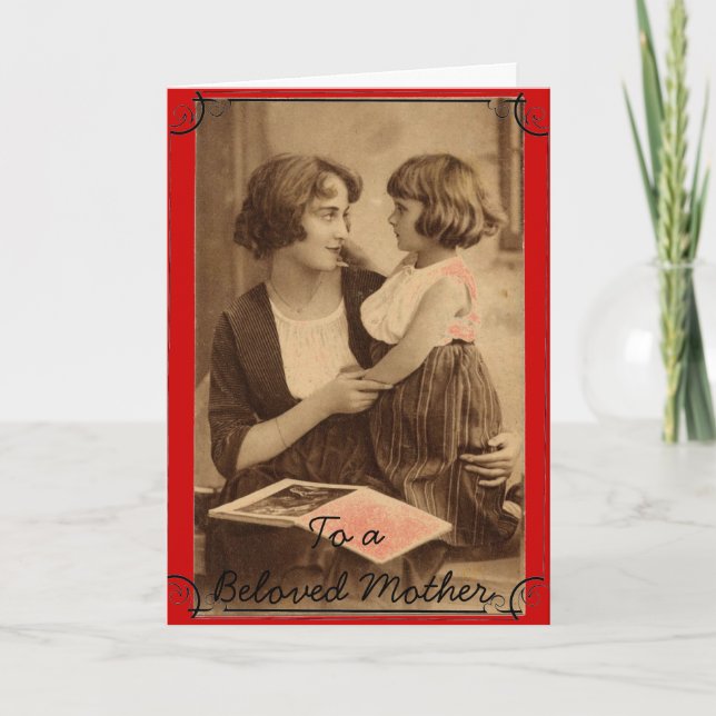 Tarjeta Madre e hija (Anverso)