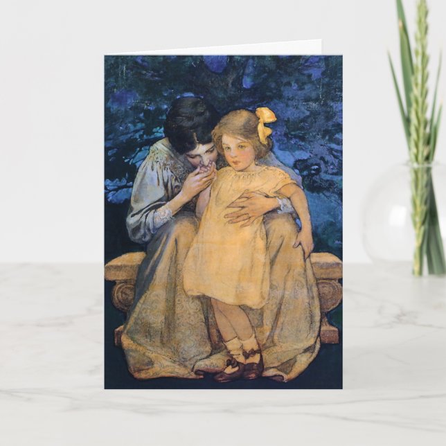 Tarjeta Madre e hija de cosecha (Anverso)