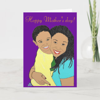 Tarjeta Madre e hijo