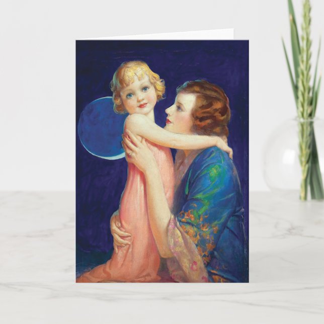 Tarjeta Madre e hijo (Anverso)