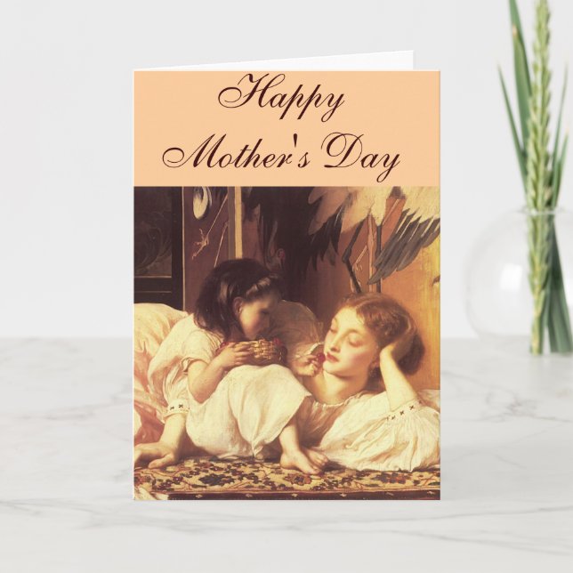Tarjeta Madre e hijo (Anverso)