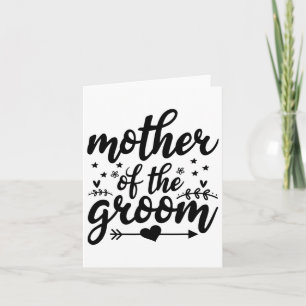 Tarjeta Madre Elegante Del Matrimonio Boda De Groom