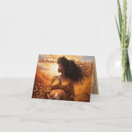 Tarjeta Madre étnica | Agosto De La Calabaza Pequeña