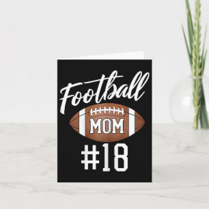 Tarjeta Madre futbolera #18 Divertida madre mujer Chica de