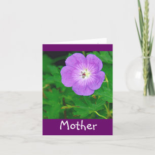TARJETA "MADRE, LO HAS VISTO FÁCIL" PURPLE FLORAL MOTH