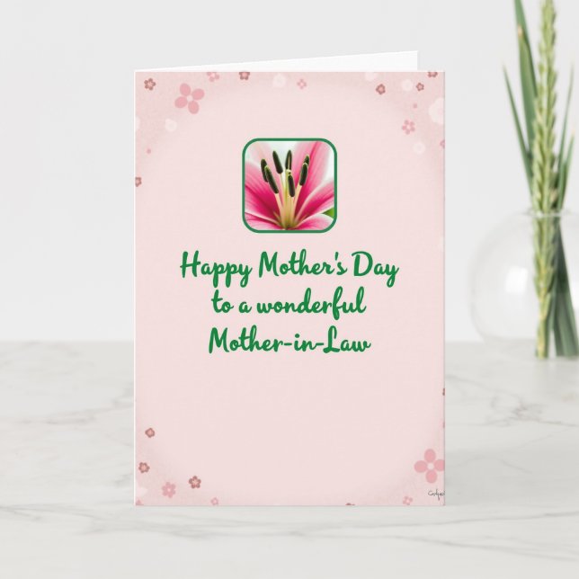 Tarjeta Madre Magenta Bloom (Anverso)