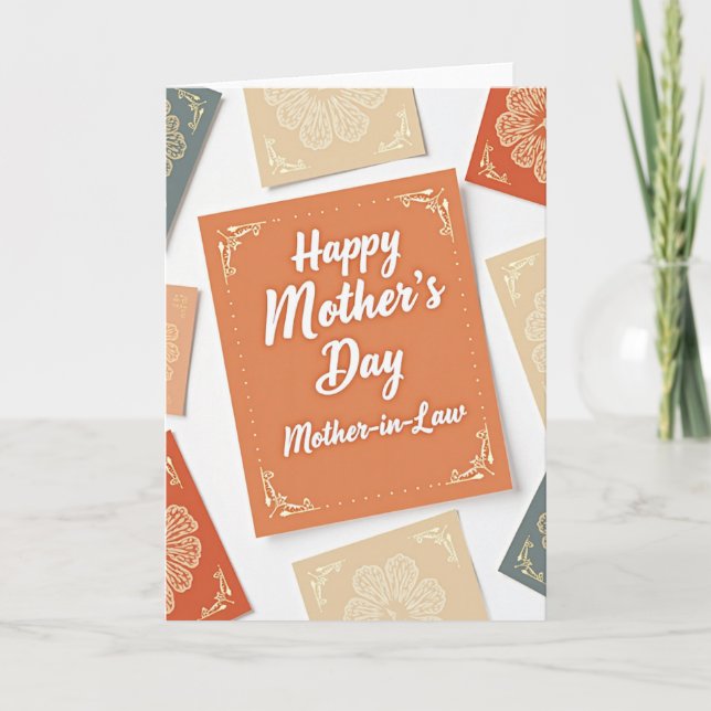 Tarjeta Madre Naranja Quemada (Anverso)