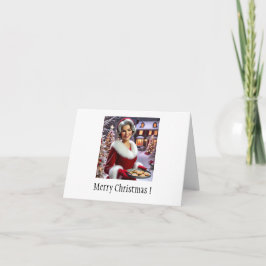 Tarjeta Madre Navidad Cookie Greeting
