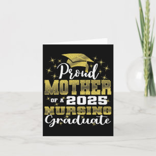 Tarjeta Madre Orgullosa Cl de 2025 Graduada de Enfermería