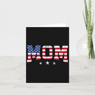 Tarjeta Madre Patriótica Usa Día de la Madre Bandera Ameri