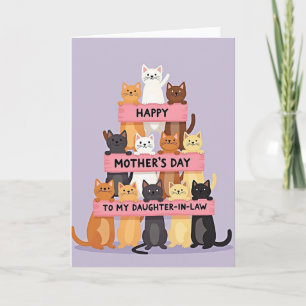 Tarjeta Madre Pirámide Felina Pastel