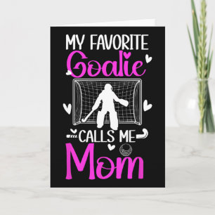 Tarjeta Madre portera de hockey sobre hierba de un gol de