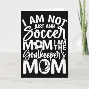 Tarjeta Madre portera - Mamá portera de fútbol Día de las