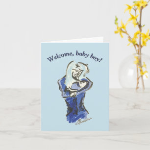 Tarjeta madre y bebé "Baby Boy"