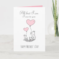 Madre y bebé Fox citan el día de la madre