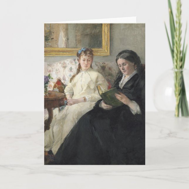 Tarjeta Madre y hermana del artista | Berthe Morisot (Anverso)