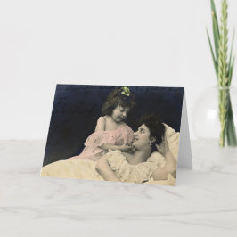 Tarjeta Madre Y Hija Vintage