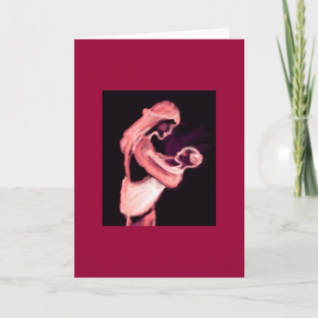 Tarjeta madre y niño (Anverso)