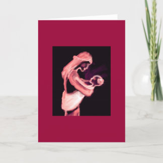 Tarjeta madre y niño