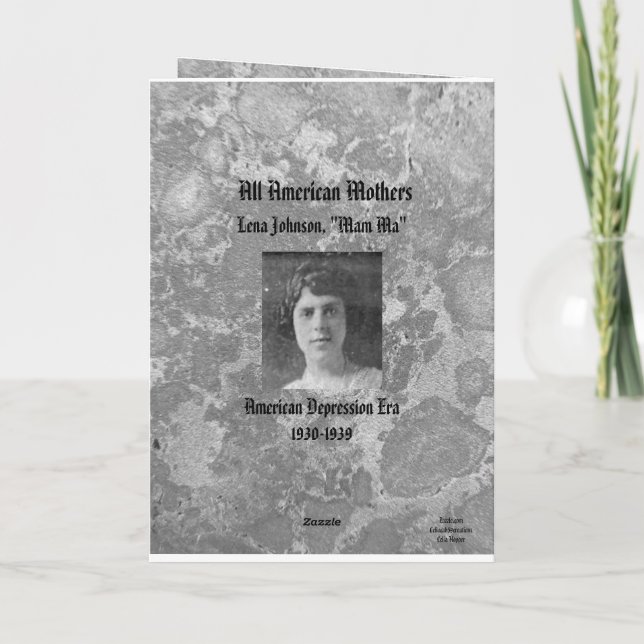 Tarjeta madres 5 por 7 cartas (Reverso)